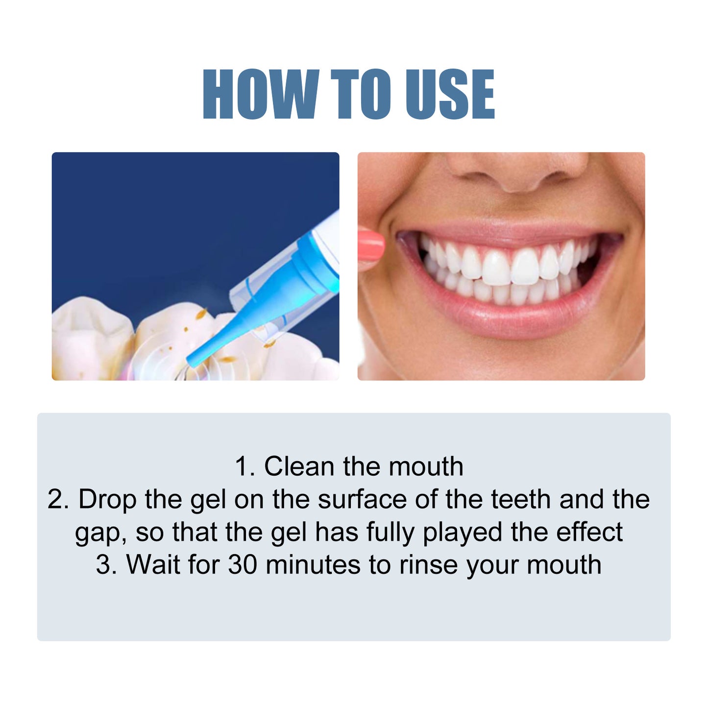 Braveba-Gingival repair gel deeply cleans tooth dirt