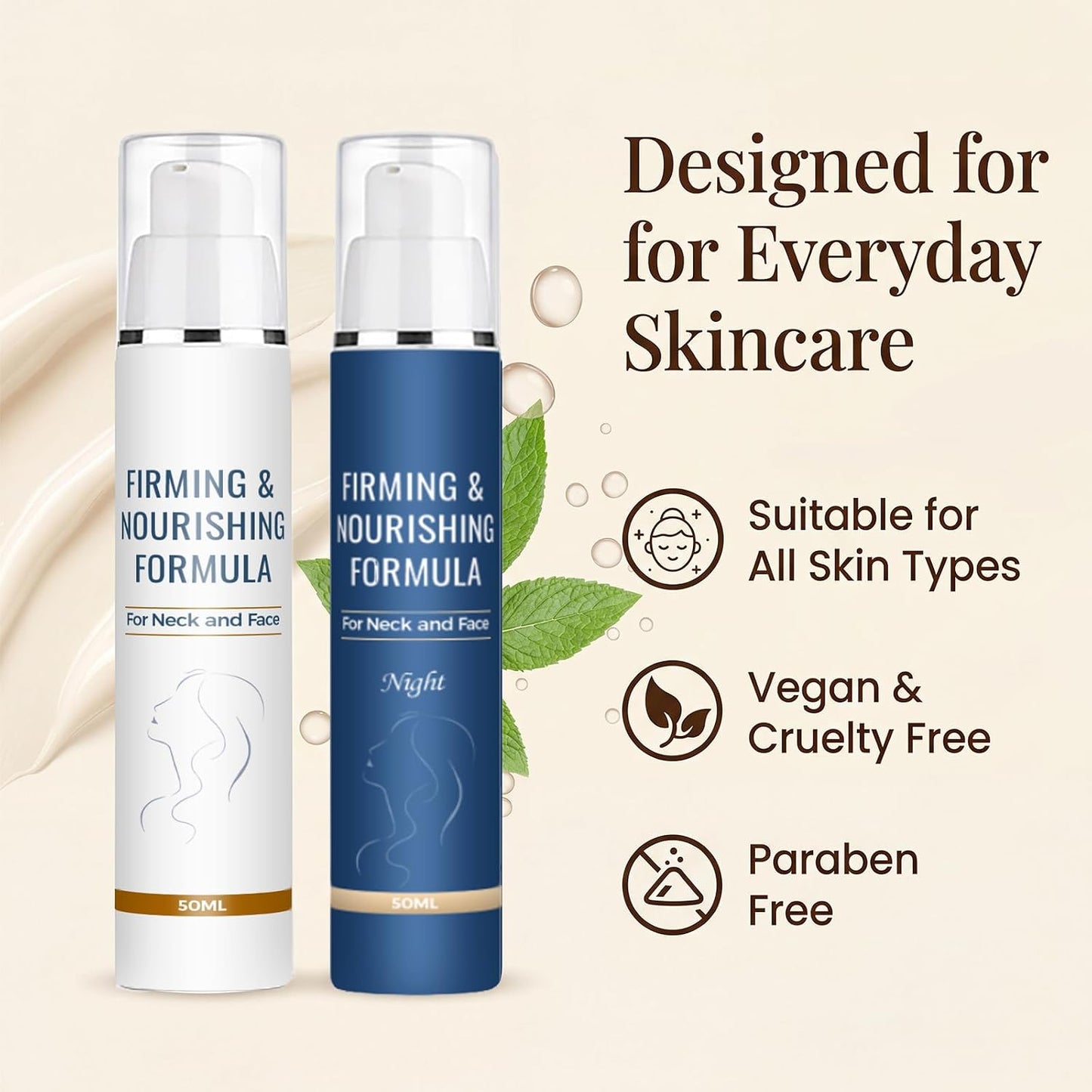 Tightening And Repairing Formula For Face And Neck Day And Night Cream 50ML(Day & Night Set)
