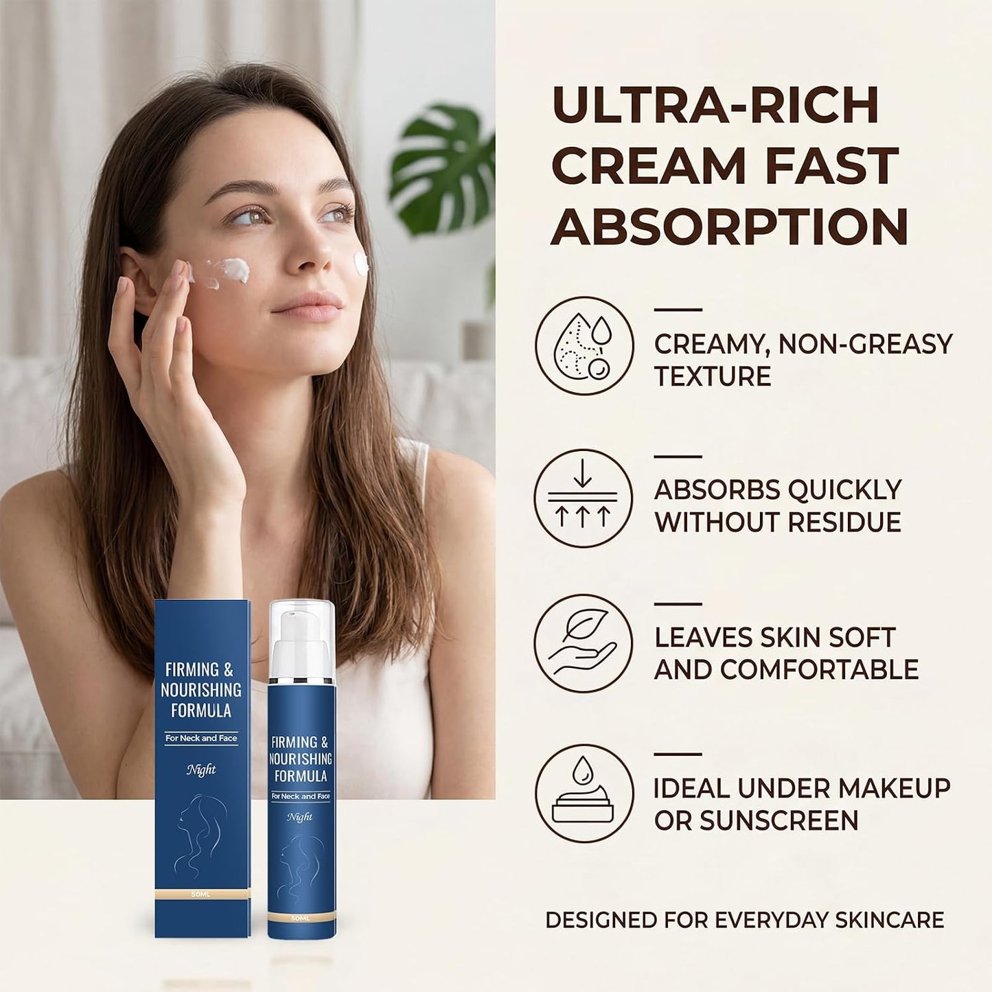 Tightening And Repairing Formula For Face And Neck Day And Night Cream 50ML(Day & Night Set)