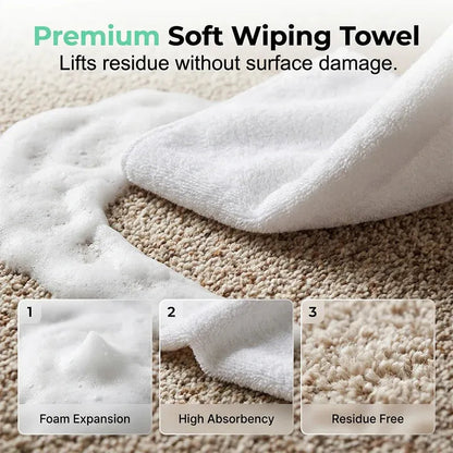 ✨Carpet Fabric Cleaning Foam With Towel