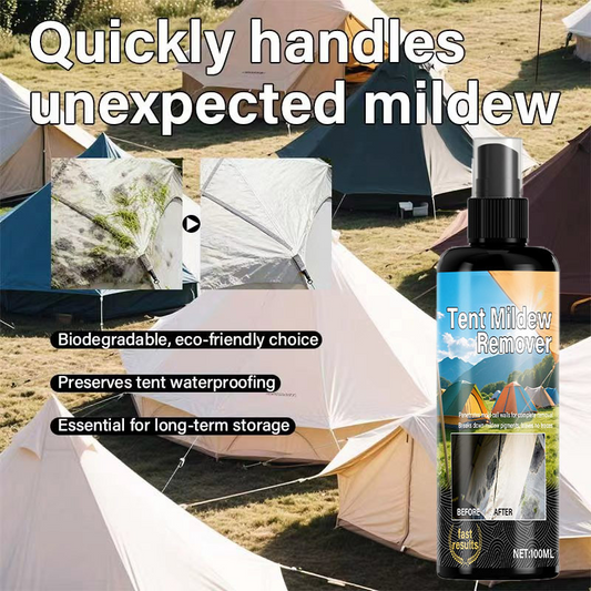 50% OFF!  Tent Mold Remover Mildew Stain Cleaner-Spray on, wipes off mold instantly