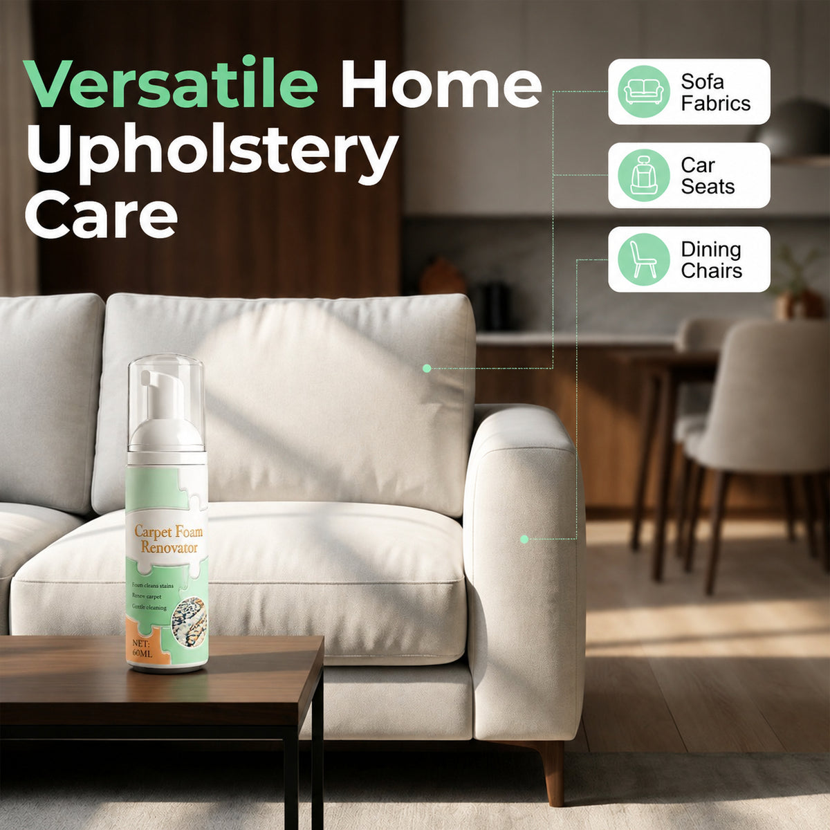 ✨Carpet Fabric Cleaning Foam With Towel